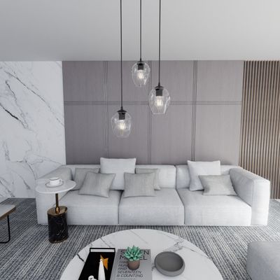 Emibig Lighting Taklampa ISTAR 3 BL PREMIUM TRANSPARENT