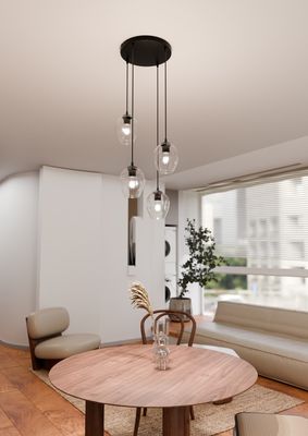 Emibig Lighting Taklampa ISTAR 4 BL PREMIUM TRANSPARENT