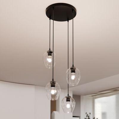 Emibig Lighting Taklampa ISTAR 4 BL PREMIUM TRANSPARENT