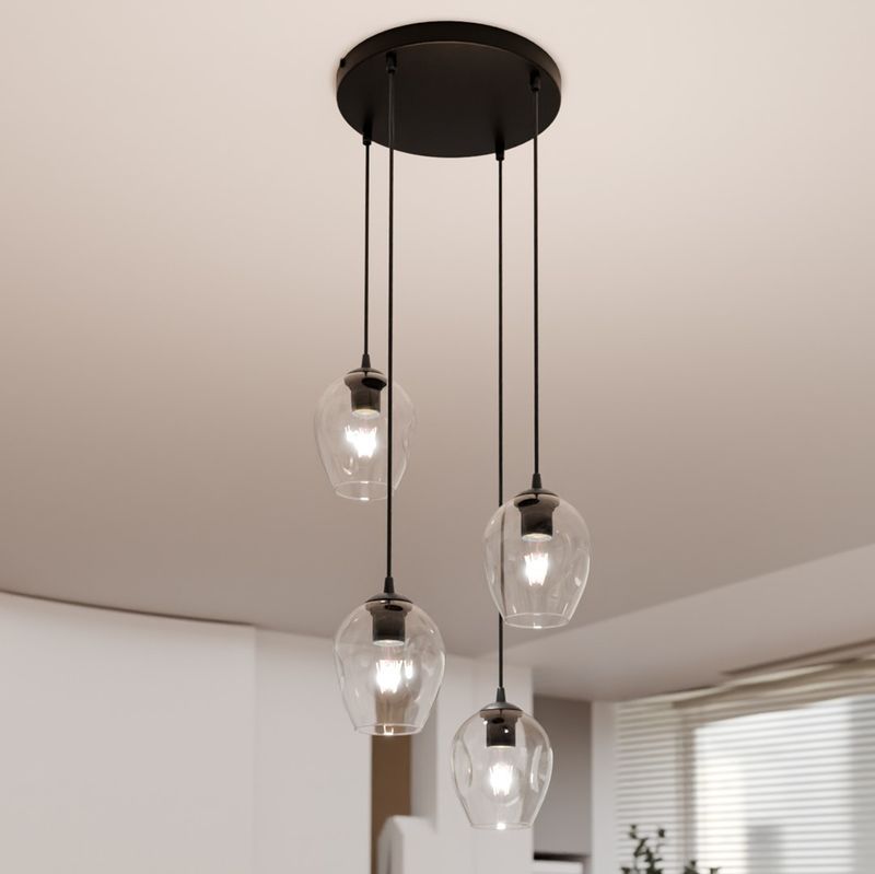 Emibig Lighting Taklampa ISTAR 4 BL PREMIUM TRANSPARENT
