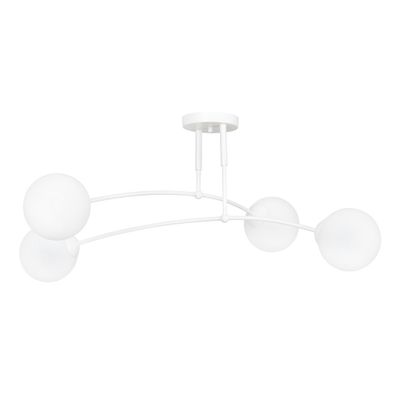 Emibig Lighting Taklampa PREGOS 4 VIT