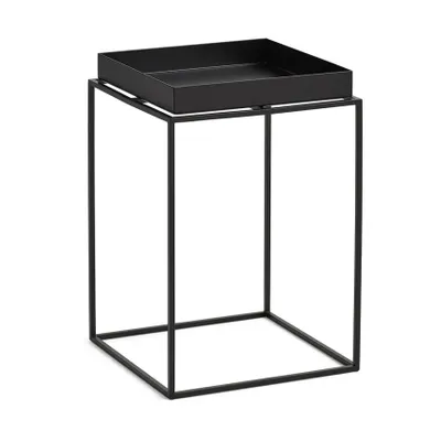 HAY Tray Table brickbord small high, Black