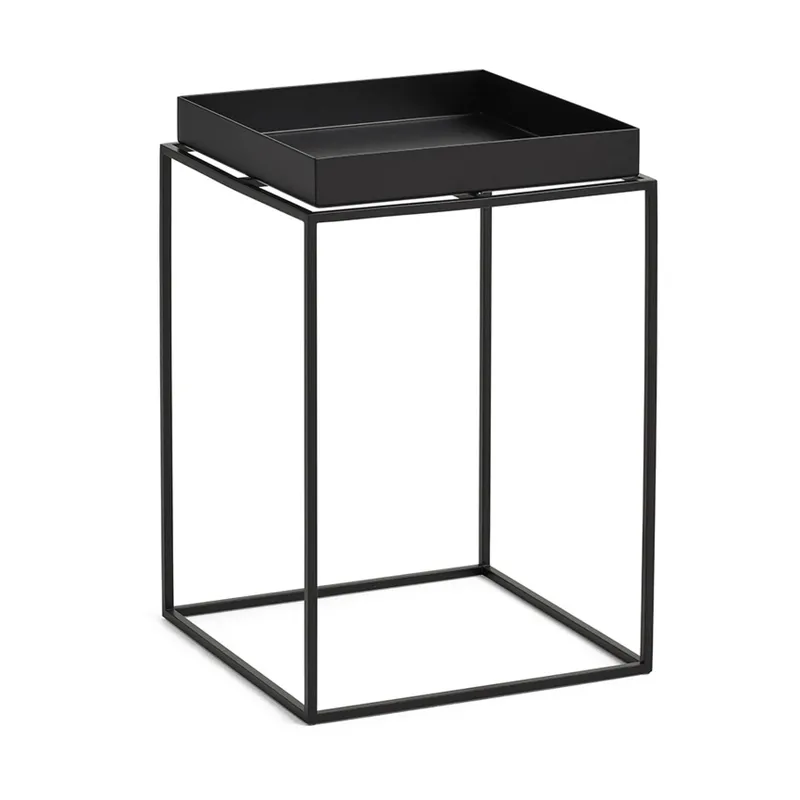 HAY Tray Table brickbord small high, Black