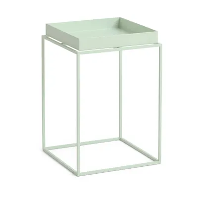 HAY Tray Table brickbord small high, Soft mint