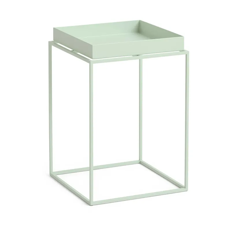 HAY Tray Table brickbord small high, Soft mint