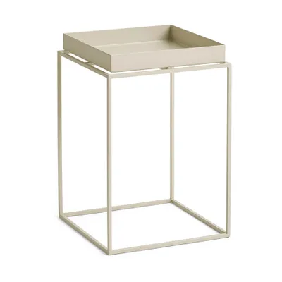 HAY Tray Table medium brickbord Warm beige, 30x30x44 cm
