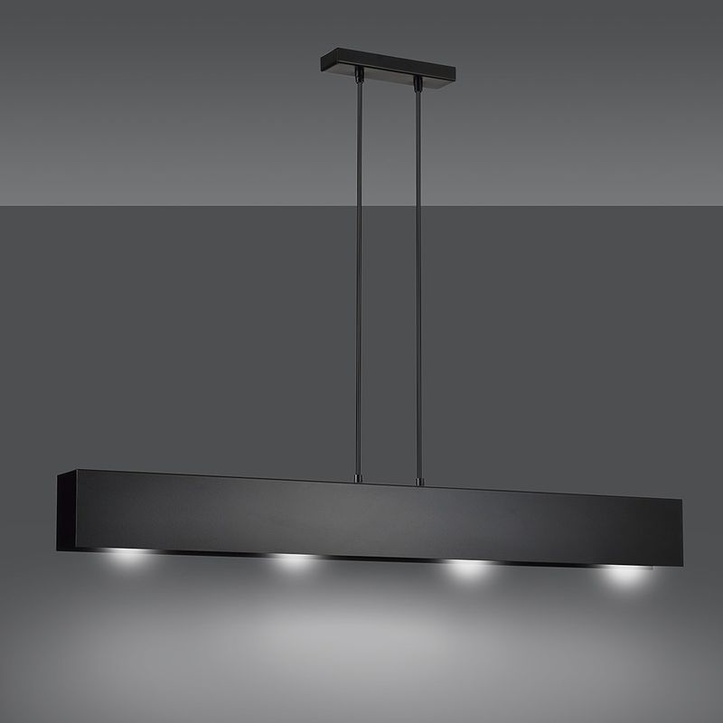Emibig Lighting Taklampa GENTOR 4 SVART