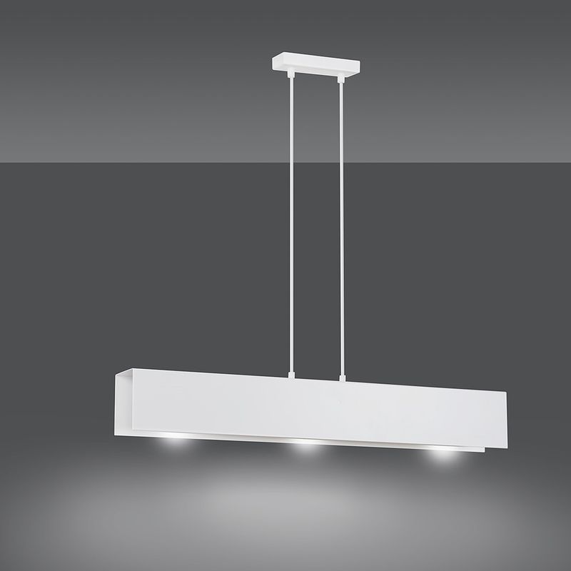 Emibig Lighting Taklampa GENTOR 3 VIT