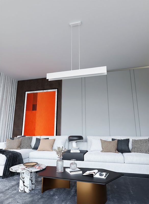 Emibig Lighting Taklampa GENTOR 4 VIT
