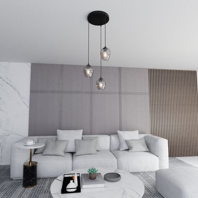 Emibig Lighting Taklampa ISTAR 3 BL PREMIUM GRAFIT