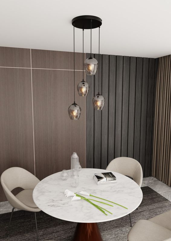 Emibig Lighting Taklampa ISTAR 4 BL PREMIUM GRAFIT