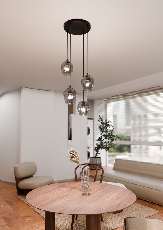 Emibig Lighting Taklampa ISTAR 4 BL PREMIUM GRAFIT