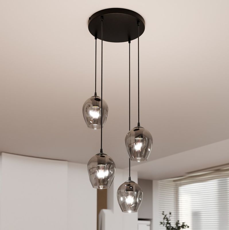 Emibig Lighting Taklampa ISTAR 4 BL PREMIUM GRAFIT