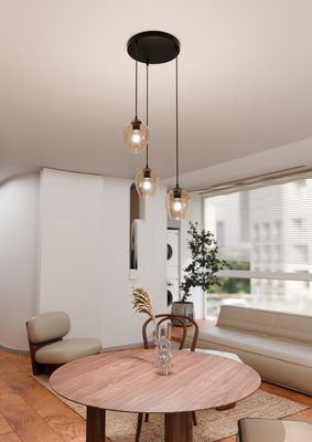 Emibig Lighting Taklampa ISTAR 3 BL PREMIUM HONUNG