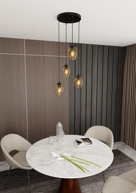 Emibig Lighting Taklampa ISTAR 4 BL PREMIUM HONUNG