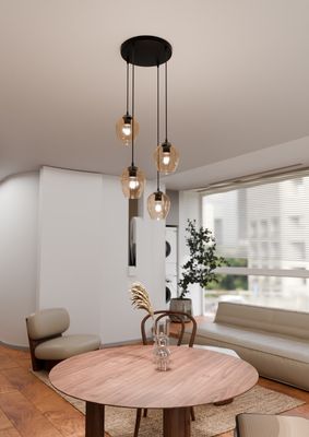 Emibig Lighting Taklampa ISTAR 4 BL PREMIUM HONUNG