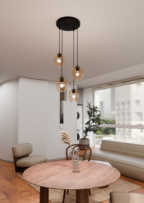 Emibig Lighting Taklampa ISTAR 4 BL PREMIUM HONUNG