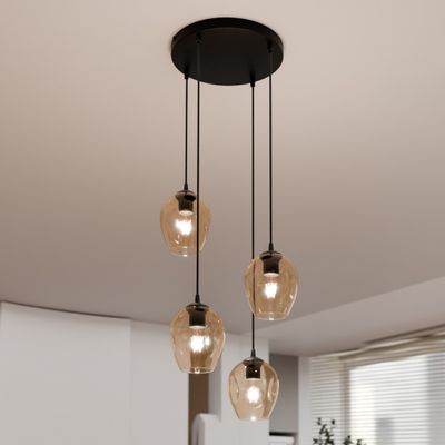 Emibig Lighting Taklampa ISTAR 4 BL PREMIUM HONUNG