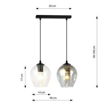 Emibig Lighting Taklampa ISTAR 2 BL MIX