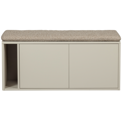 vtwonen SETTLE DOWN TV-bänk/Bänk 108 cm Dust med sittdyna [FSC]