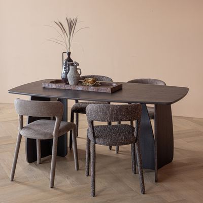 WOOOD Noble Matstol Mörkbrun 2 st