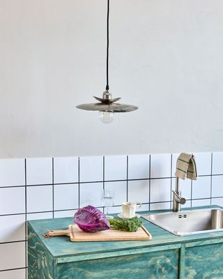 House Doctor Hatt Lampskärm i Borstat Silver