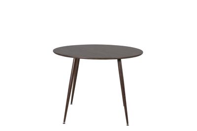 Venture Home Plaza Runt Matbord i Brun MDF och Metall