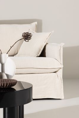 Venture Home Nova 4-Sits Soffa i Beige Linnetyg