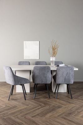 Venture Home Matgrupp Olga med Stolar Rosie