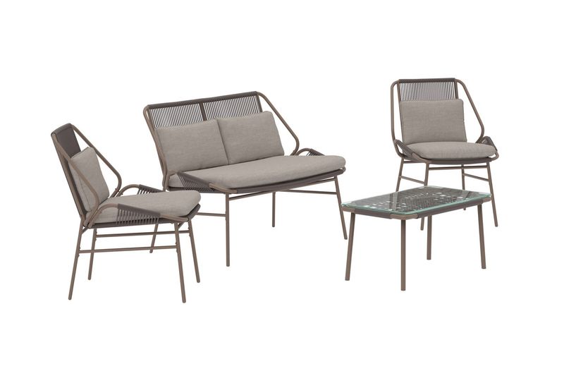 Venture Home Zakynthos Soffgrupp Brun