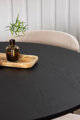 Venture Home Matgrupp Bootcut med 4 Matstolar Modesto