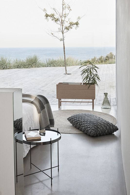 Hübsch Ground planteringslåda natur 80 x 30 x H50 cm