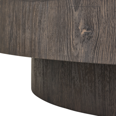 vtwonen SHIELD TOO Soffbord MDF Mörkbrun 20xØ100CM