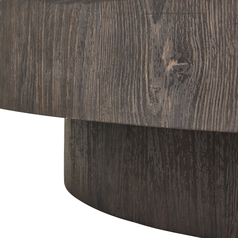 vtwonen SHIELD TOO Soffbord MDF Mörkbrun 20xØ100CM