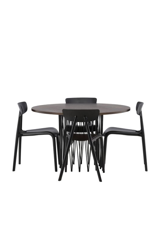 Venture Home Stone Rund Matgrupp