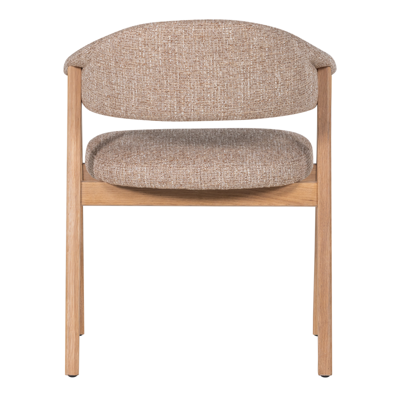 WOOOD Tunar Matstol med Armstöd i Naturligt Ek 2 st