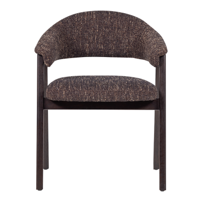 WOOOD Tunar Matstol med Armstöd Mörkbrun [FSC] 2 st