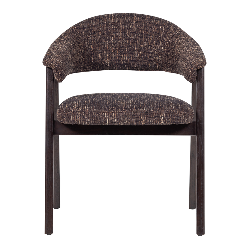 WOOOD Tunar Matstol med Armstöd Mörkbrun [FSC] 2 st