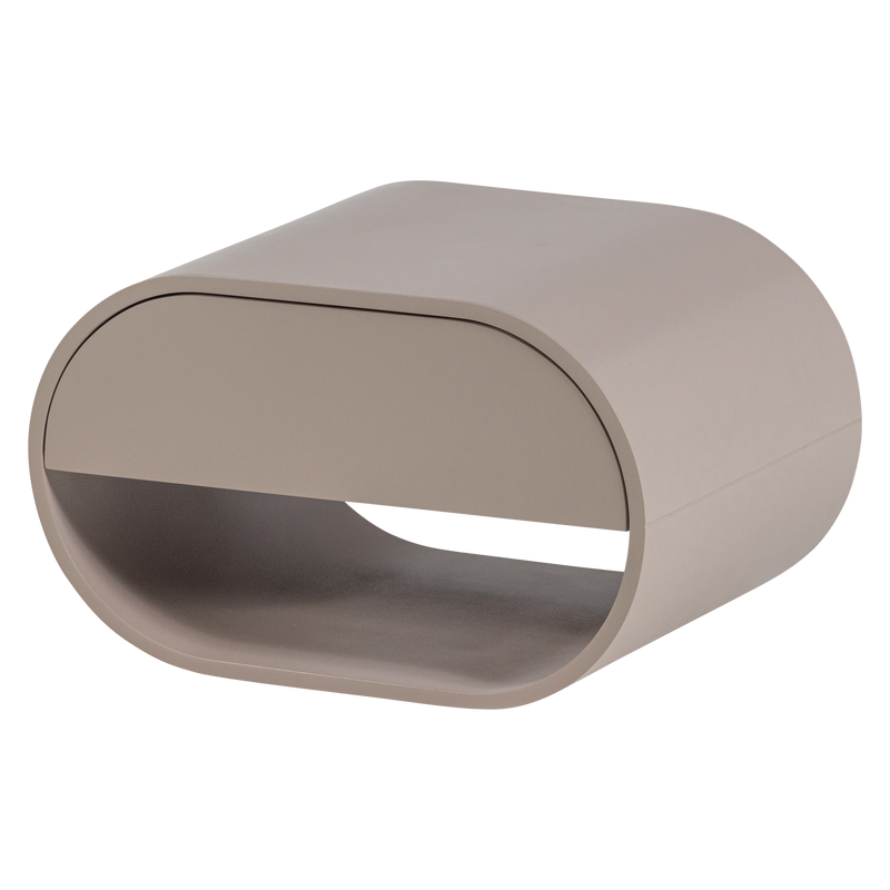 WOOOD MOMO Väggmonterad Låda/Nattduksbord Trä Sand [FSC]