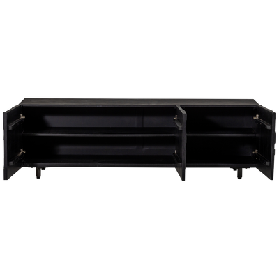 WOOOD COUNTER TV-bänk i Mango - Svart