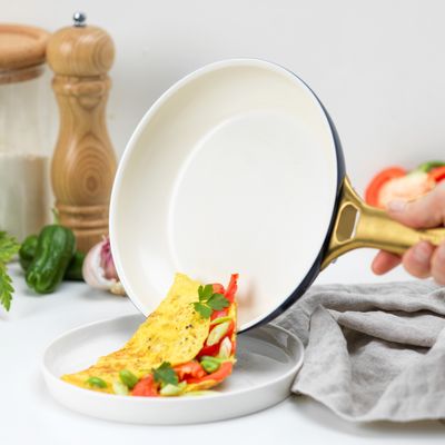 GreenPan Padova Oxford-blå, Stekpanneset, 20 cm & 26 cm