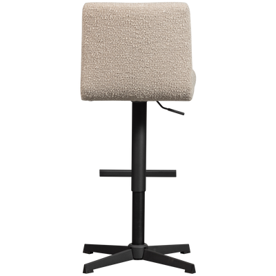 WOOOD Vinny Roterbar Barstol Bouclé Sand 2 st