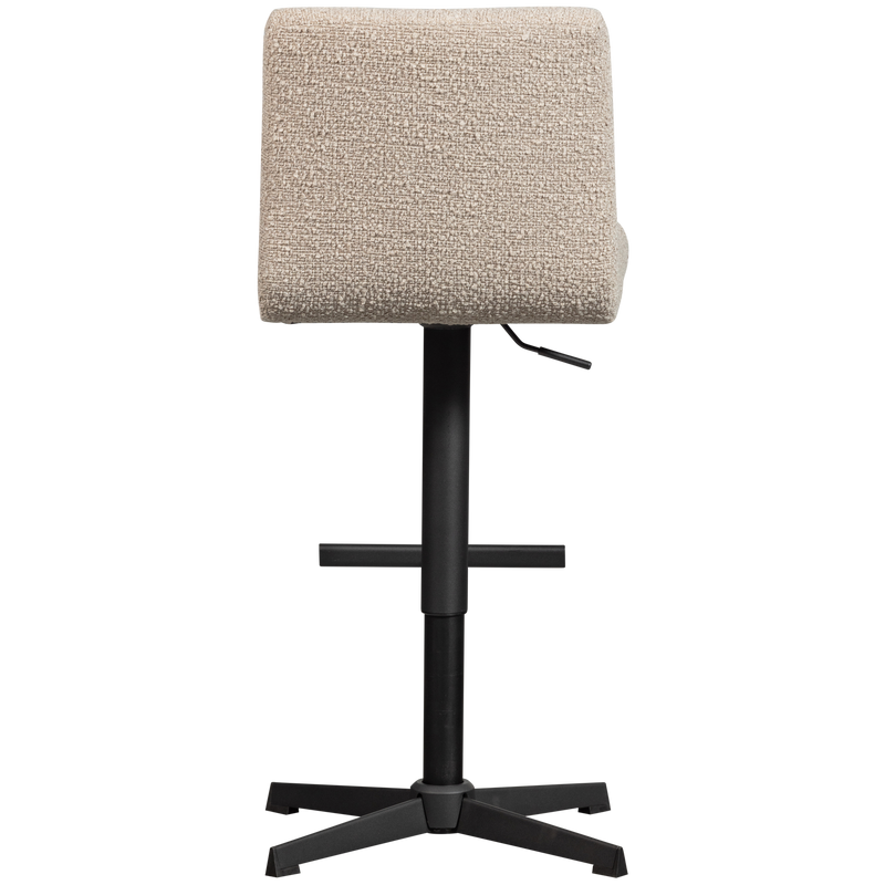 WOOOD Vinny Roterbar Barstol Bouclé Sand 2 st