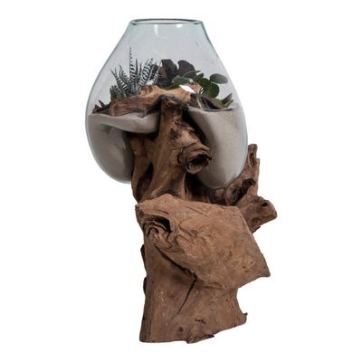 House Nordic San Marino Waterdrop – Teak och Glas