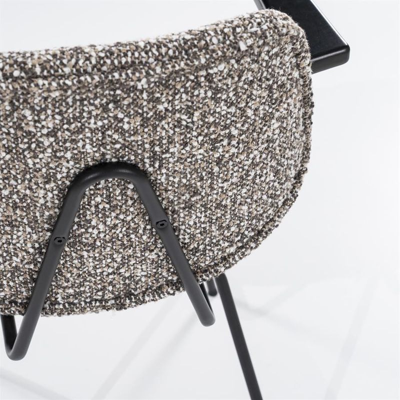 Eleonora Stol Jon med Armstöd - Taupe Maywood Mullvad