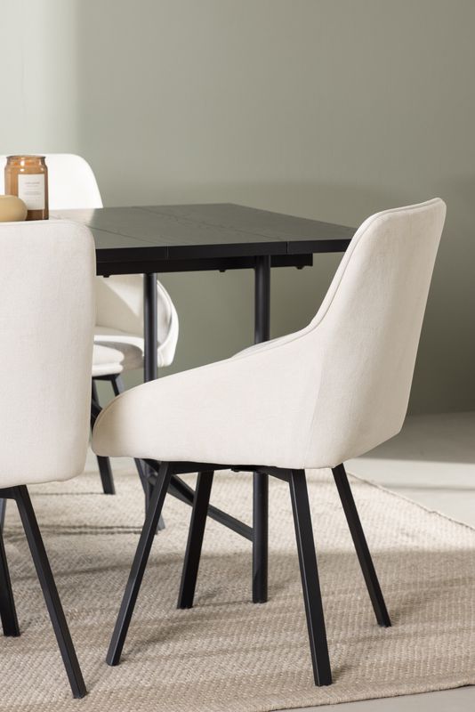 Venture Home Matgrupp Astrid med Stolarna Rosie