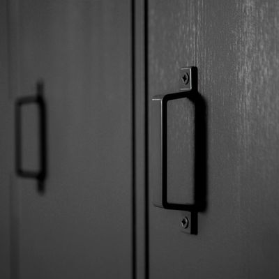 WOOOD Stijn Hög 2-Dörrars Lockerskåp Svart