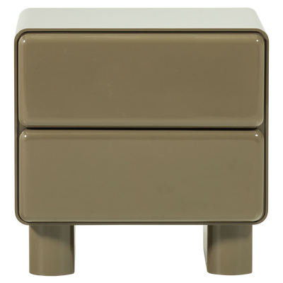 WOOOD Lustra Byrå/Nattduksbord Grön Högblank