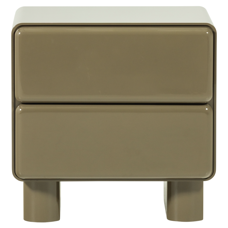 WOOOD Lustra Byrå/Nattduksbord Grön Högblank