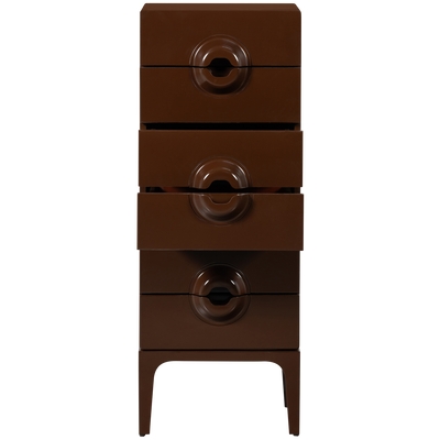 WOOOD Merge Skåp med 6 Lådor i Eukalyptusträ Brun